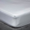 210 TC Cotton Satin Striped Hotel Flat Sheet