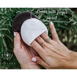 6 Pack Reusable Finger Pocket Makeup Remover Pads