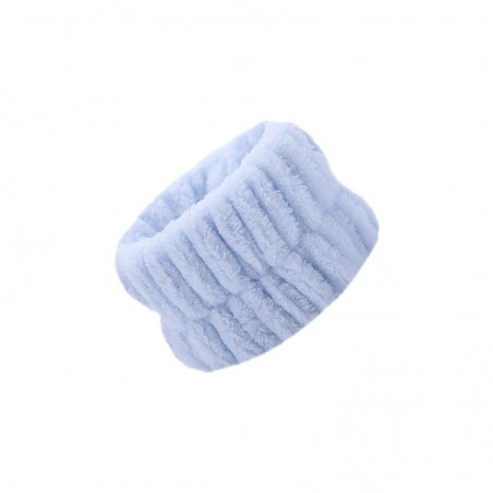 1 Pair Blue Spa Face Washing Wristbands
