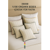 Bebek Çocuk Yün Yastık%100 Organik 40x50