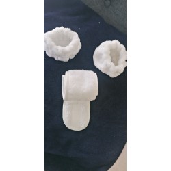 2 Adet Elastik Bileklik Ve Makyaj Saç Bandı