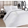 5 Adet 83 Tel %65 Pamuk %35 Polyester Saten Çizgili Otel Çarşafı