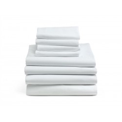 5 Adet 62 Tel %65 Pamuk %35 Polyester Otel Çarşafı