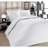 5 Adet 83 Tel %65 Pamuk %35 Polyester Saten Çizgili Otel Nevresimi
