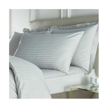 Toptan 83 Tel Çizgili Saten Otel Yastık Kılıfları Tüm Ebatlar