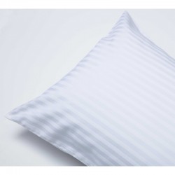 Toptan 83 Tel Çizgili Saten Otel Yastık Kılıfları Tüm Ebatlar