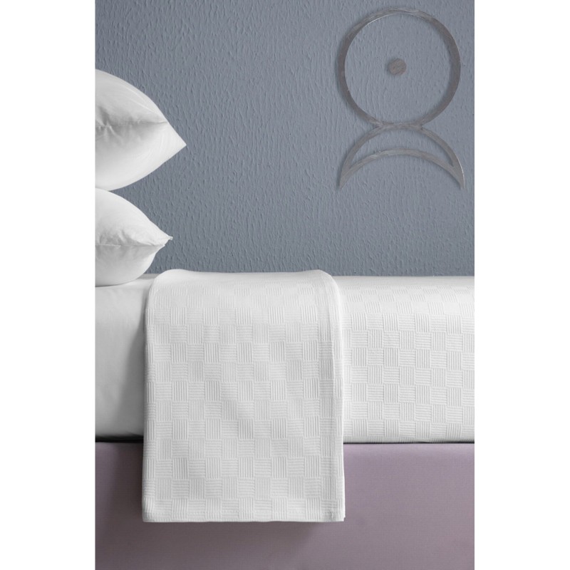 Toptan %100 Pamuk Küçük Dama Desen Otel Pikesi Tüm Ebatlar