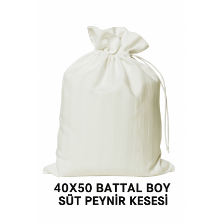 4 Adet Süt Peynir Yoğurt Süzme Torbası 40x40 Çizgili