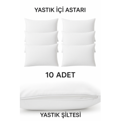 10 Adet Yastık Astar İçi...