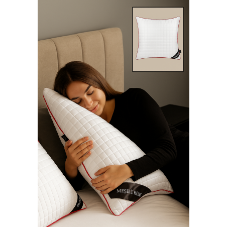 Lüks Mikro Yastık Yıkanabilir Kılıf Biyeli