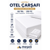 5'li Lastikli Otel Çarşafı 82 Tel %100 Pamuk Saten Çizgili 210 Tc