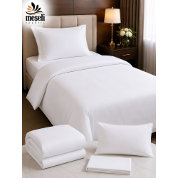 Tek Kişilik Otel Nevresim Takımı %100 Pamuk