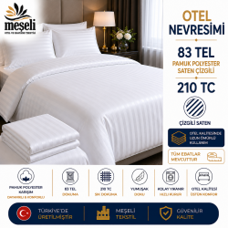 210 TC Striped Sateen Hotel...
