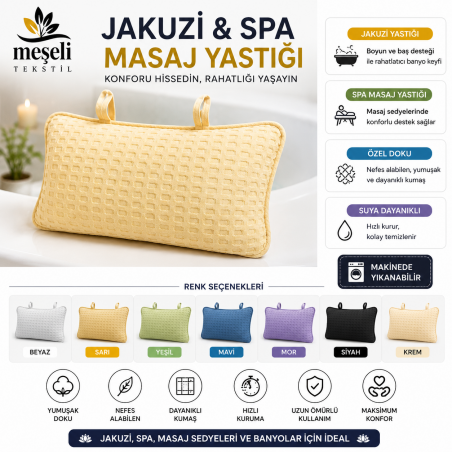 Masaj Yastığı Ve Boyun Fıtık Destek Yastığı Çift Taraflı 25x35