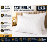 Yastık Kılıfı 82 Tel %100 Pamuk Saten Çizgili