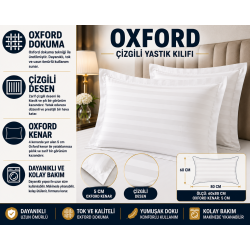Pack of 25 210 TC 100% Cotton Striped Sateen Hotel Pillowcases